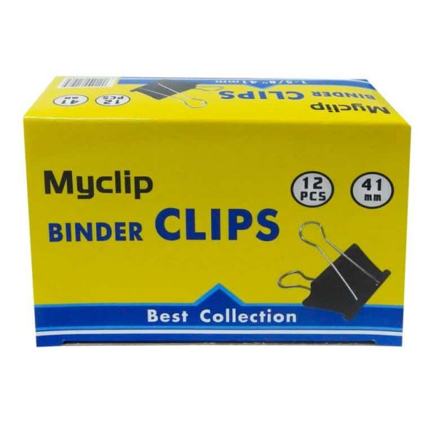 MYCLIP 12 BINDER CLIPS 41MM-ASL Store